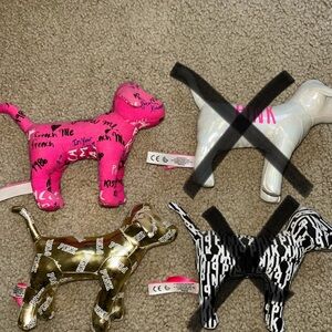 Victoria's Secret PINK Dog Plush Set